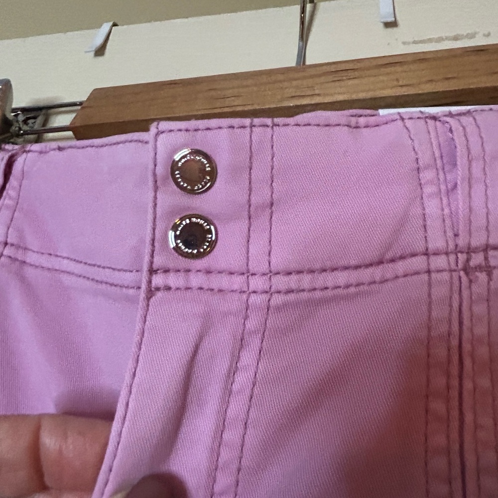 White House Black Market Lilac Cropped Pants - Picture 3 of 6
